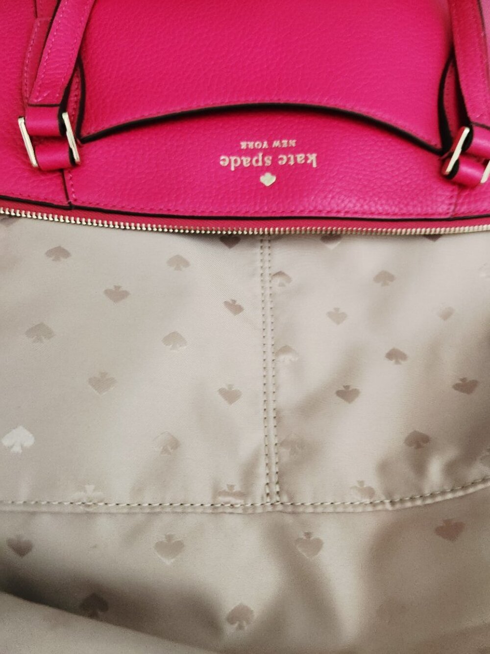 Nwt Kate Spade NY Pink Leather Shoulder Bag Purse - Picture 14 of 15